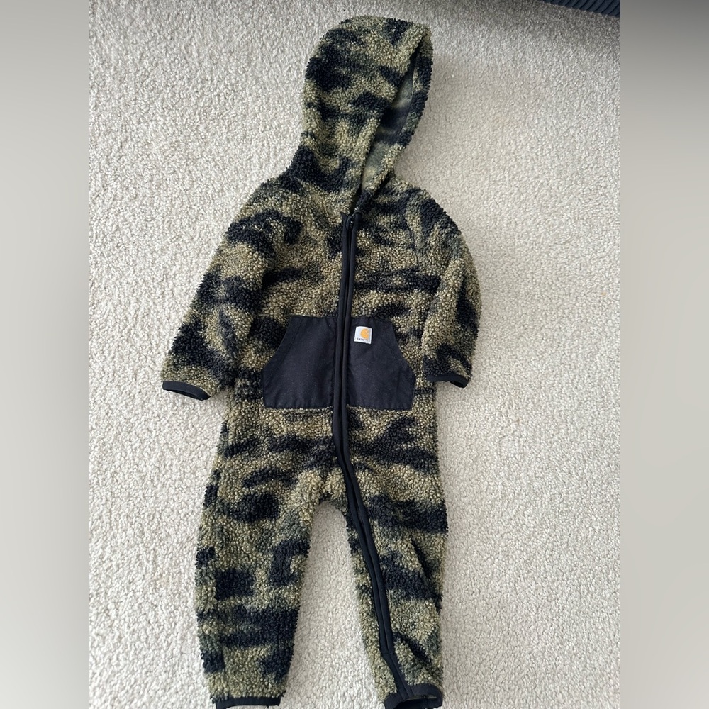 Carhartt Fleece Camo Kids Footie